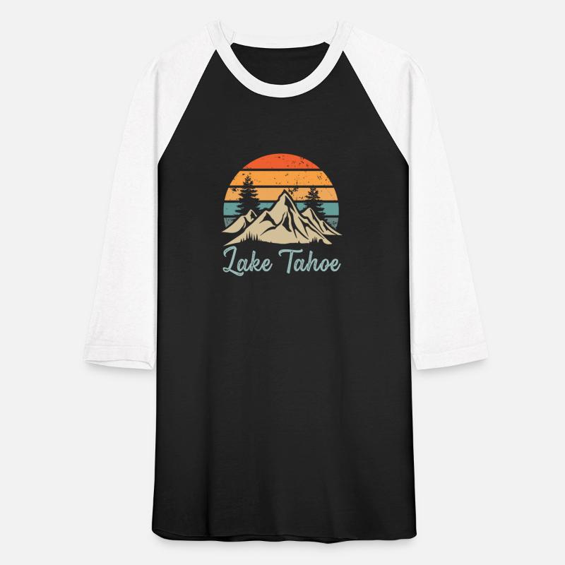 Lake Tahoe Retro Vintage Mountain Sunset Outdoors