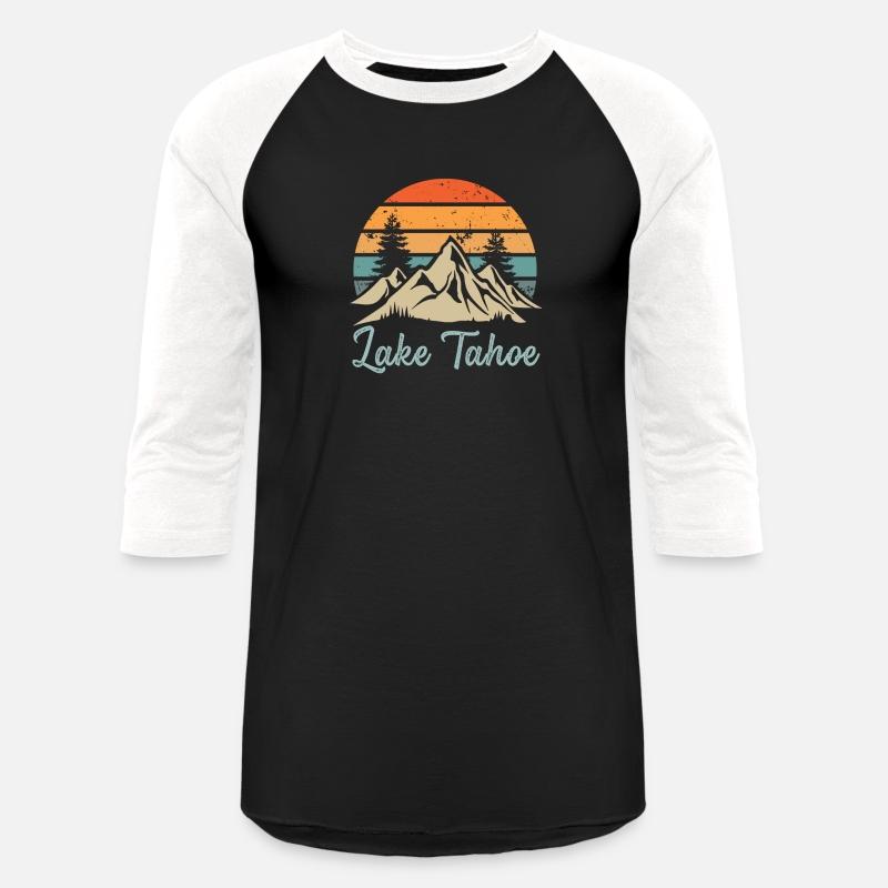 Lake Tahoe Retro Vintage Mountain Sunset Outdoors