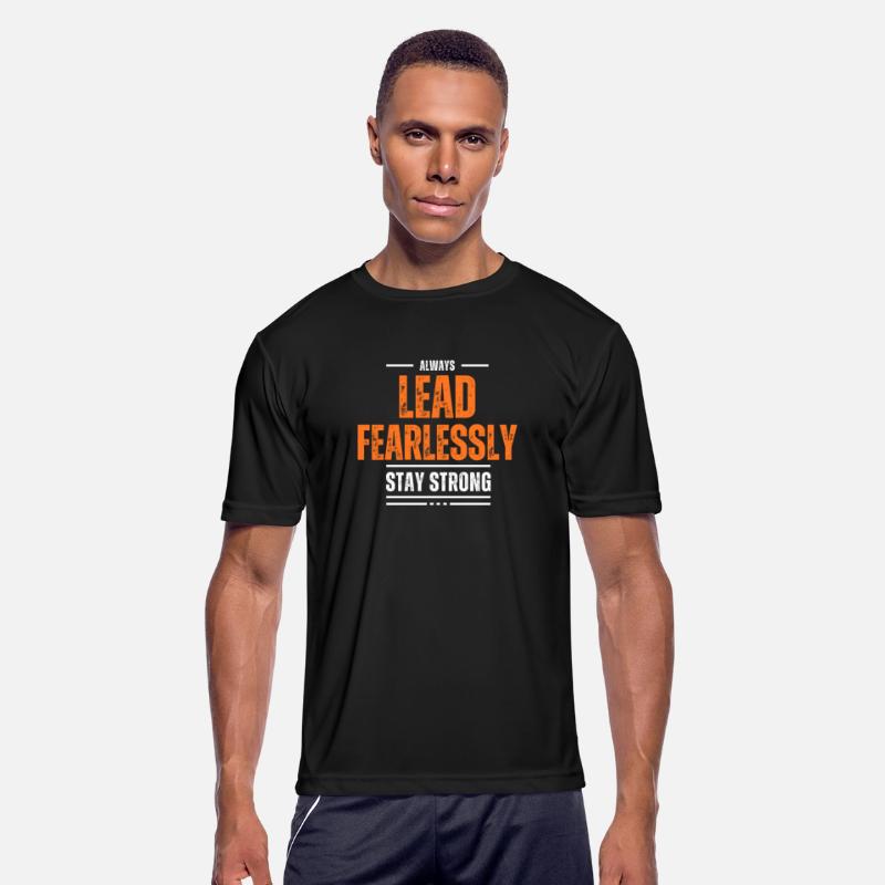 LEAD FEARLESSLY MOTIVATION T SHIRT COOL