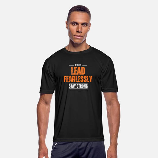 LEAD FEARLESSLY MOTIVATION T SHIRT COOL