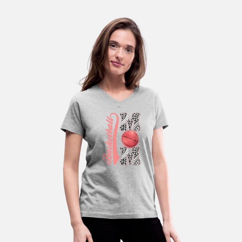 Leopard basketball Mom Women Support kids Players