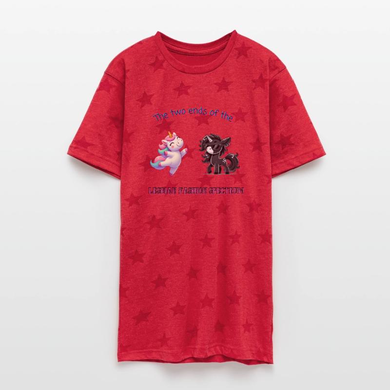 Lesbian Fashion Spectrum Unicorn T-Shirt