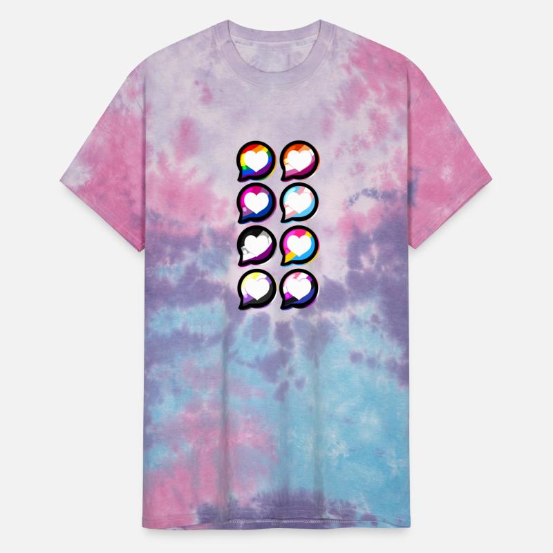 Lgbtq Pride Heart Speech Bubbles