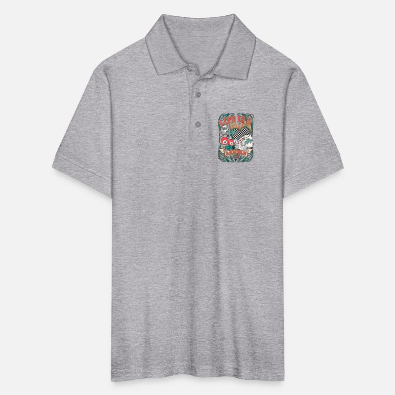 Life Is A Gamble Retro Poker Player