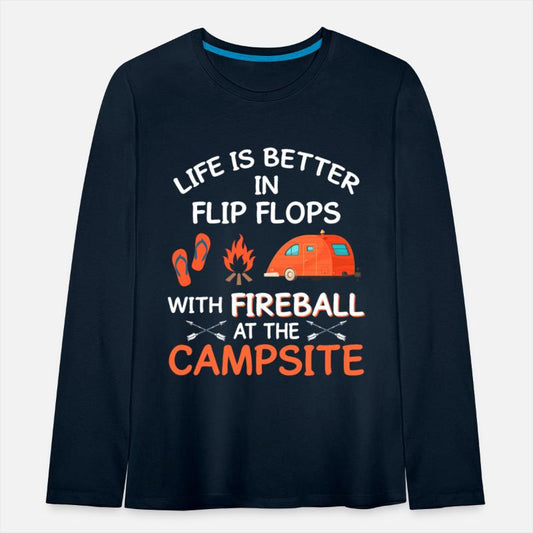 Life Is Better In Flip Flops With Fireball