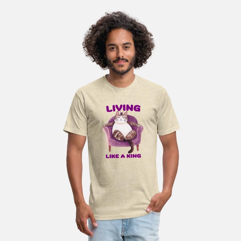 Living Like a King: A Purrfectly Lazy funny Cat