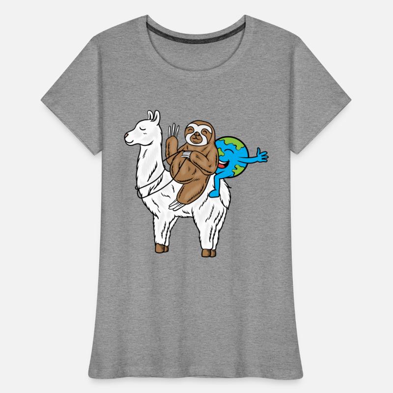 LLama Sloth Earth Funny Clothing Earth Day