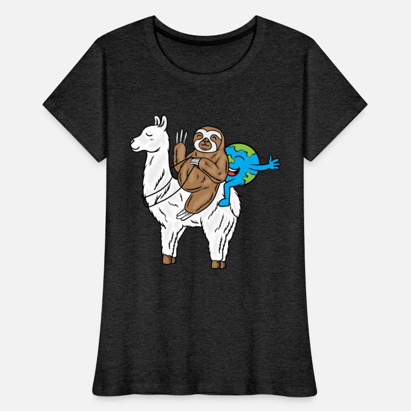 LLama Sloth Earth Funny Clothing Earth Day