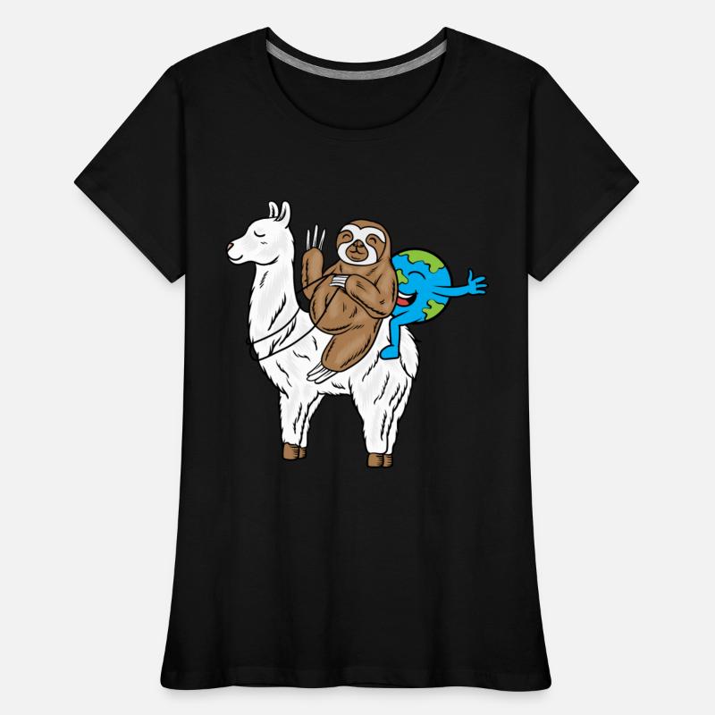 LLama Sloth Earth Funny Clothing Earth Day