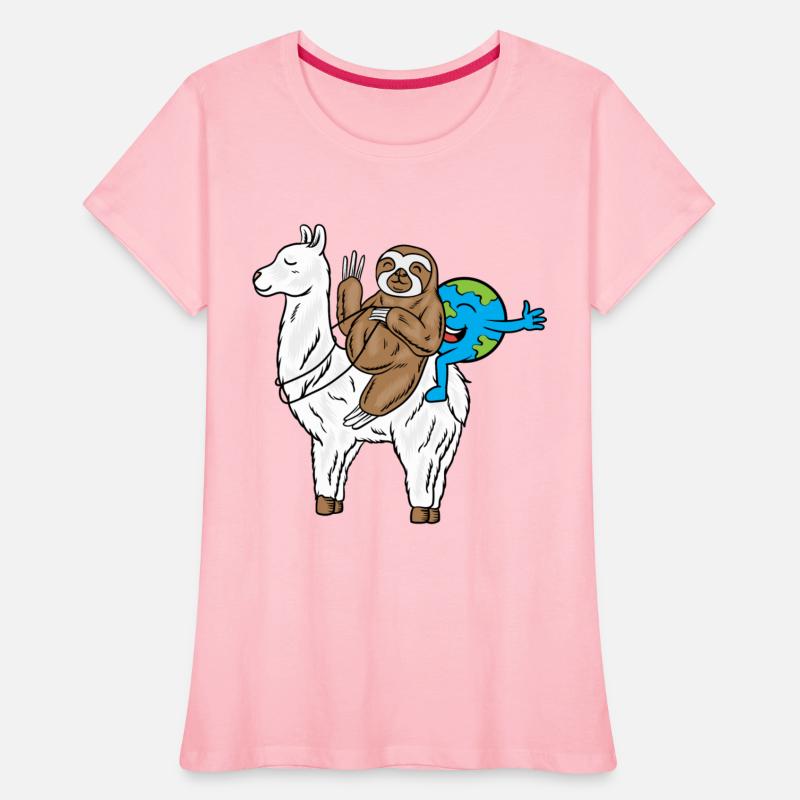 LLama Sloth Earth Funny Clothing Earth Day