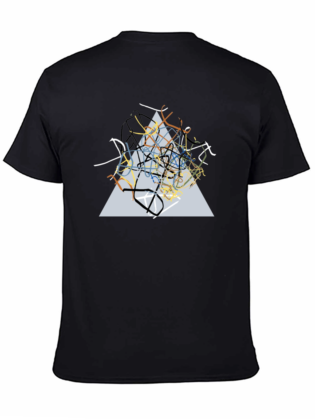 Abstract Lines Graphic Tee - Modern Art T-Shirt
