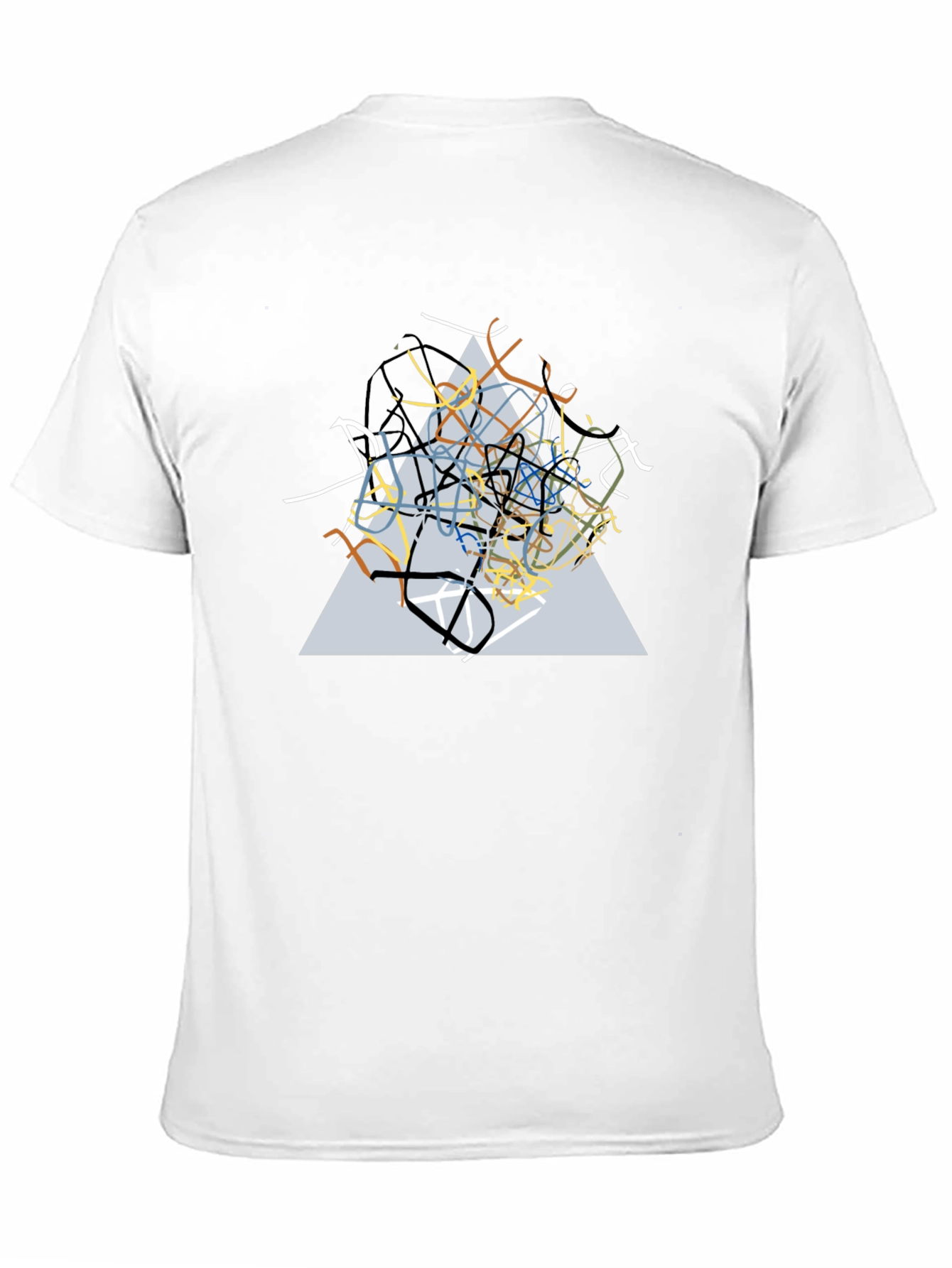 Abstract Lines Graphic Tee - Modern Art T-Shirt