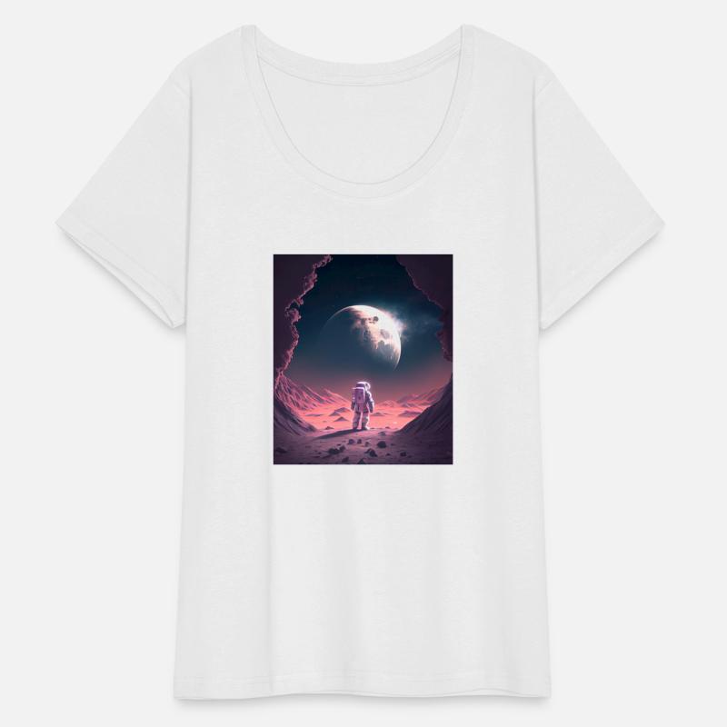 Lone Astronaut: A Glimpse of Earth from the Moon