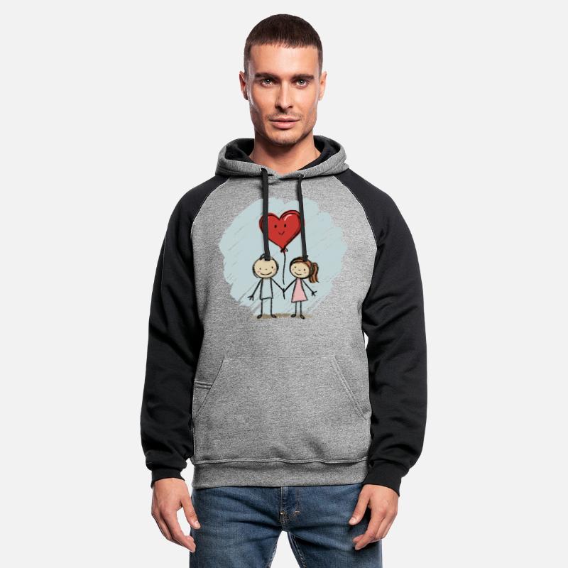 Lovers Stick Figure Couple Valentine's Day