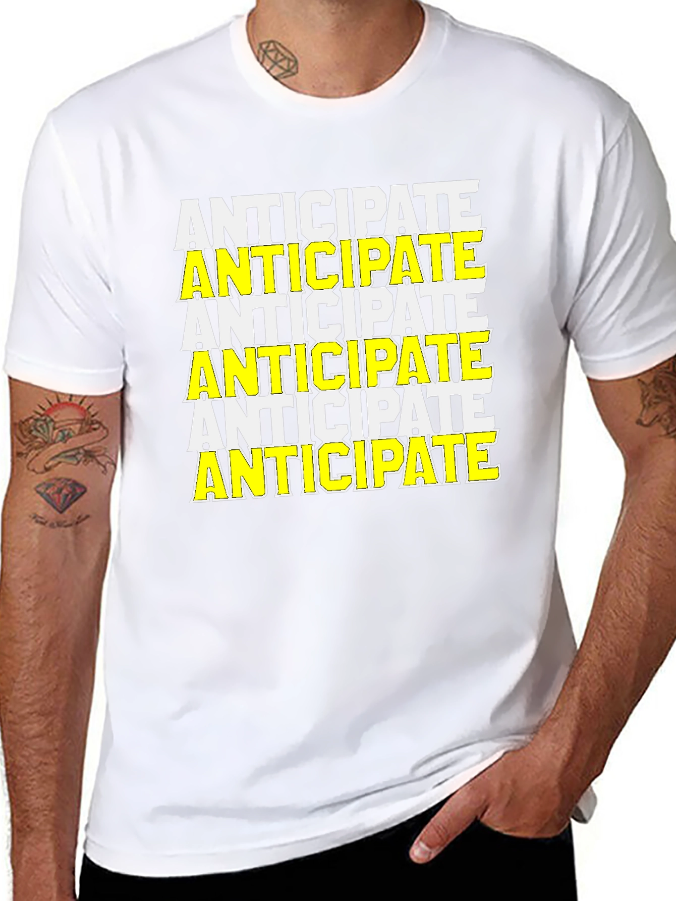 Anticipate Graphic Print Tee