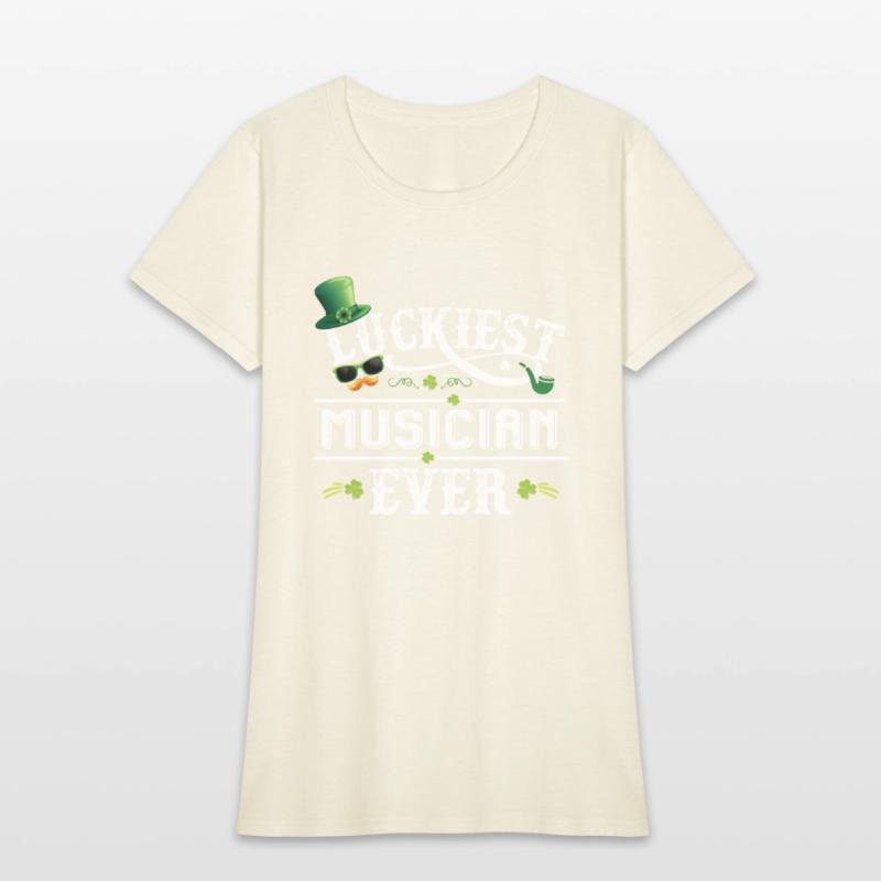 Luckiest Musician Ever Leprechaun St Patrick Day