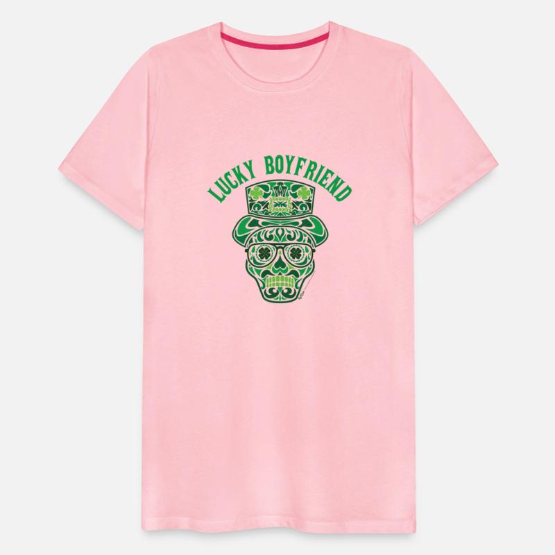 Lucky Boyfriend St Patrick's Day Shamrock Skull