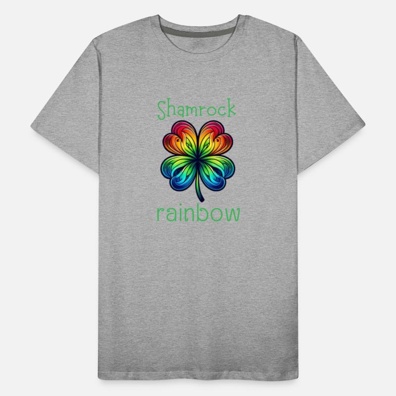 LUCKY Shamrock Rainbow