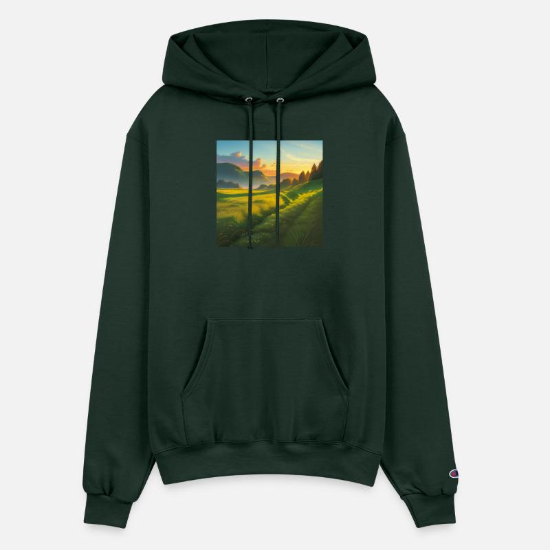 Lush, Sunlit Grassy Meadow at Dawn in Faerun