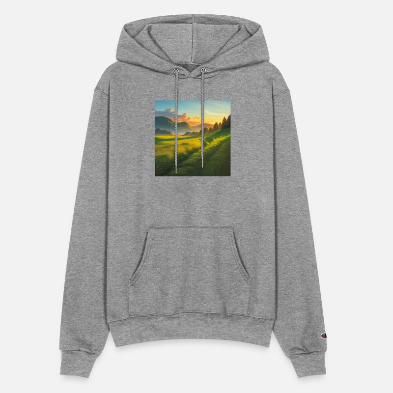 Lush, Sunlit Grassy Meadow at Dawn in Faerun