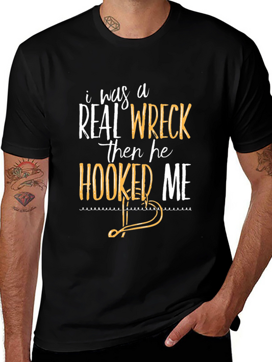 Hooked on Love Graphic Tee - Black