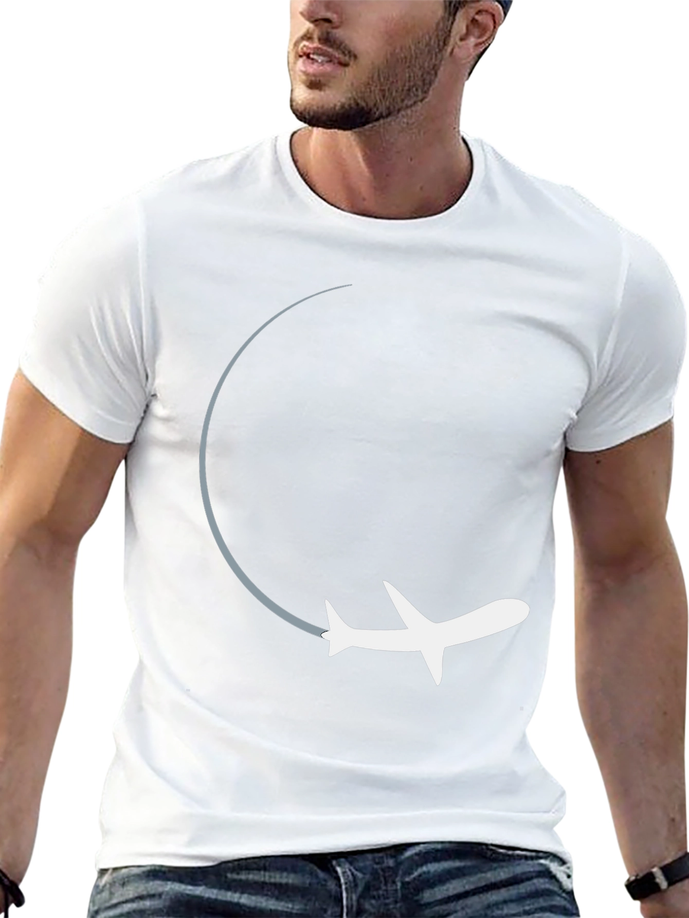 Airplane Takeoff Graphic T-Shirt