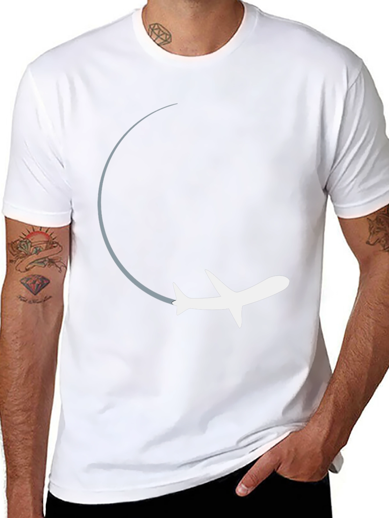 Airplane Takeoff Graphic T-Shirt
