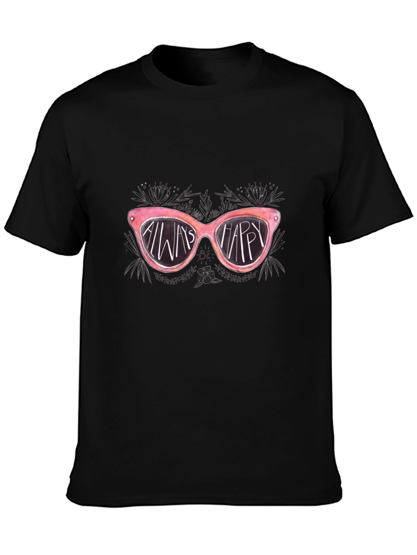 Always Be Happy Sunglasses Graphic Tee