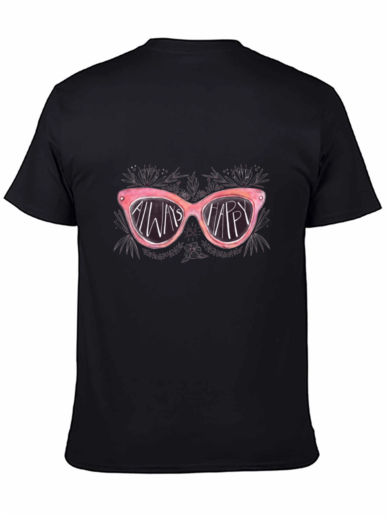 Always Be Happy Sunglasses Graphic Tee