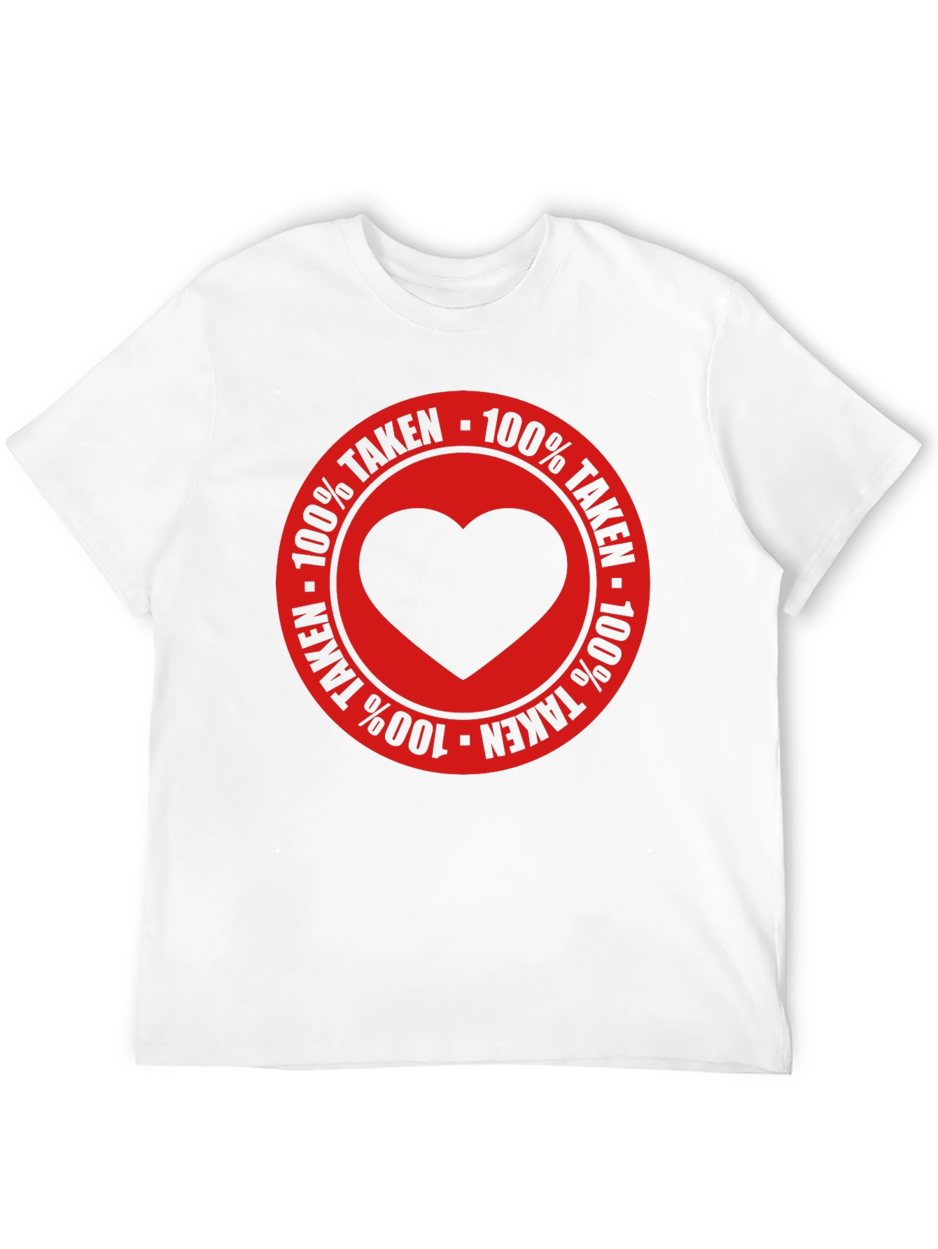 100% Taken Heart Graphic Tee - Black