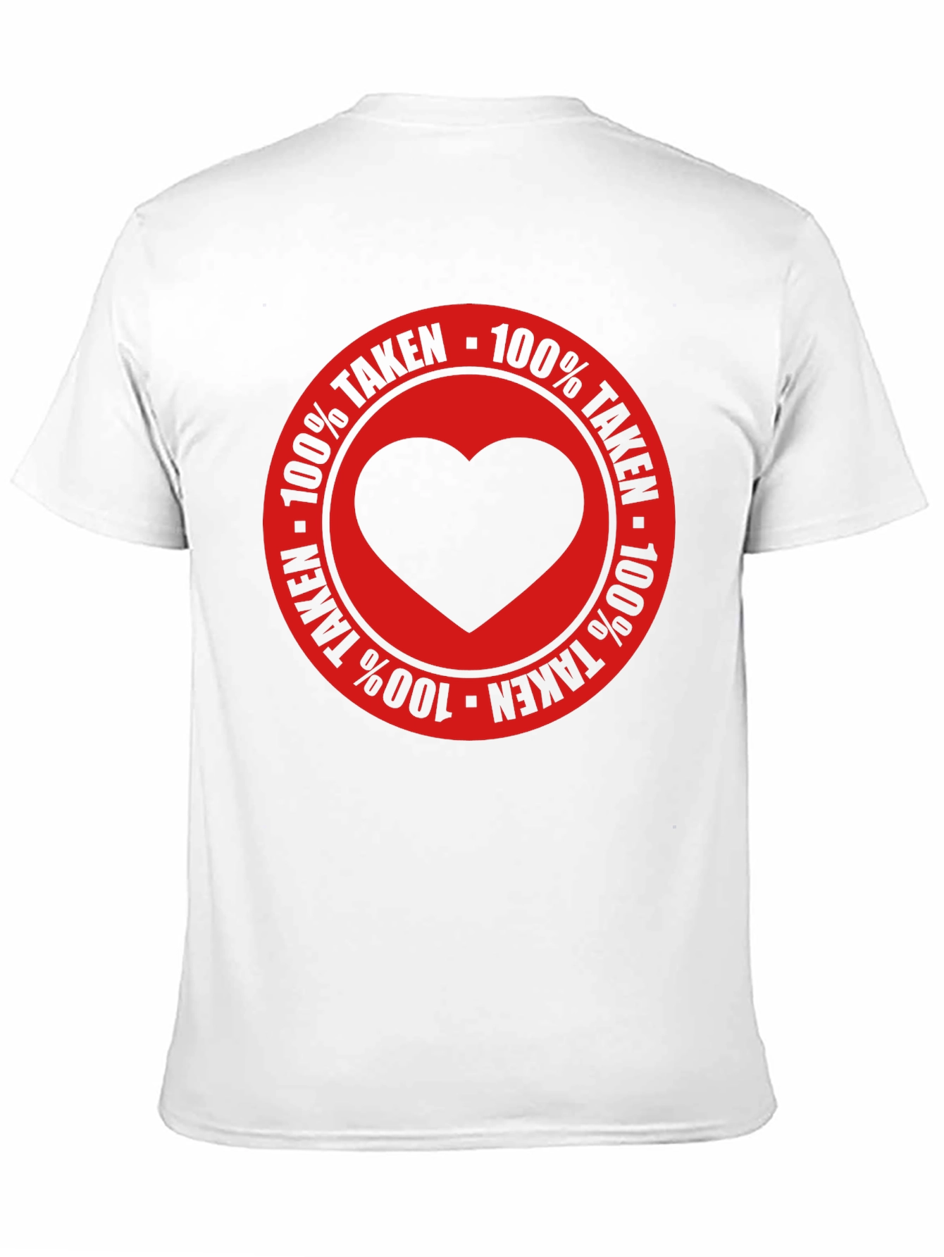 100% Taken Heart Graphic Tee - Black