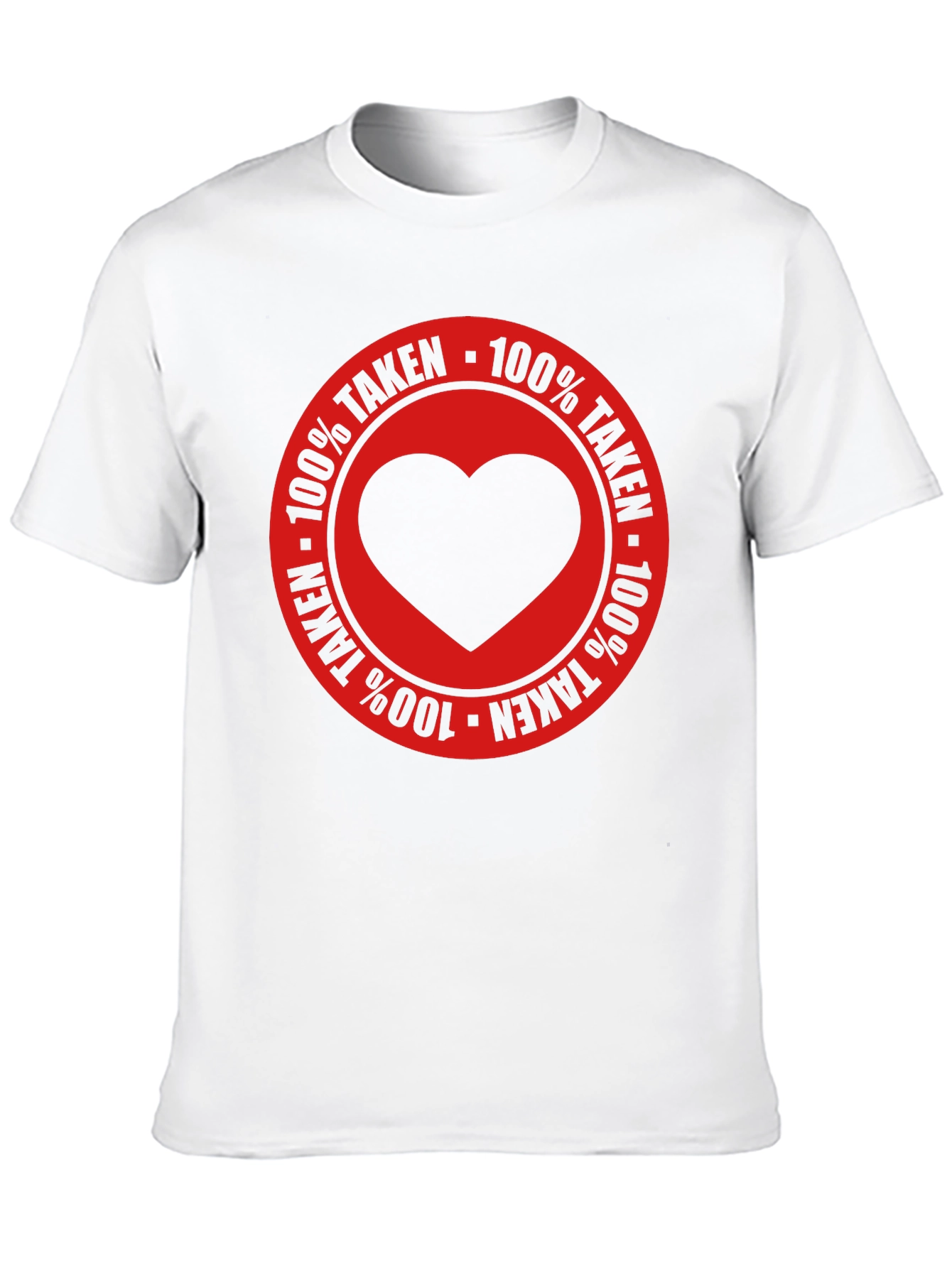 100% Taken Heart Graphic Tee - Black