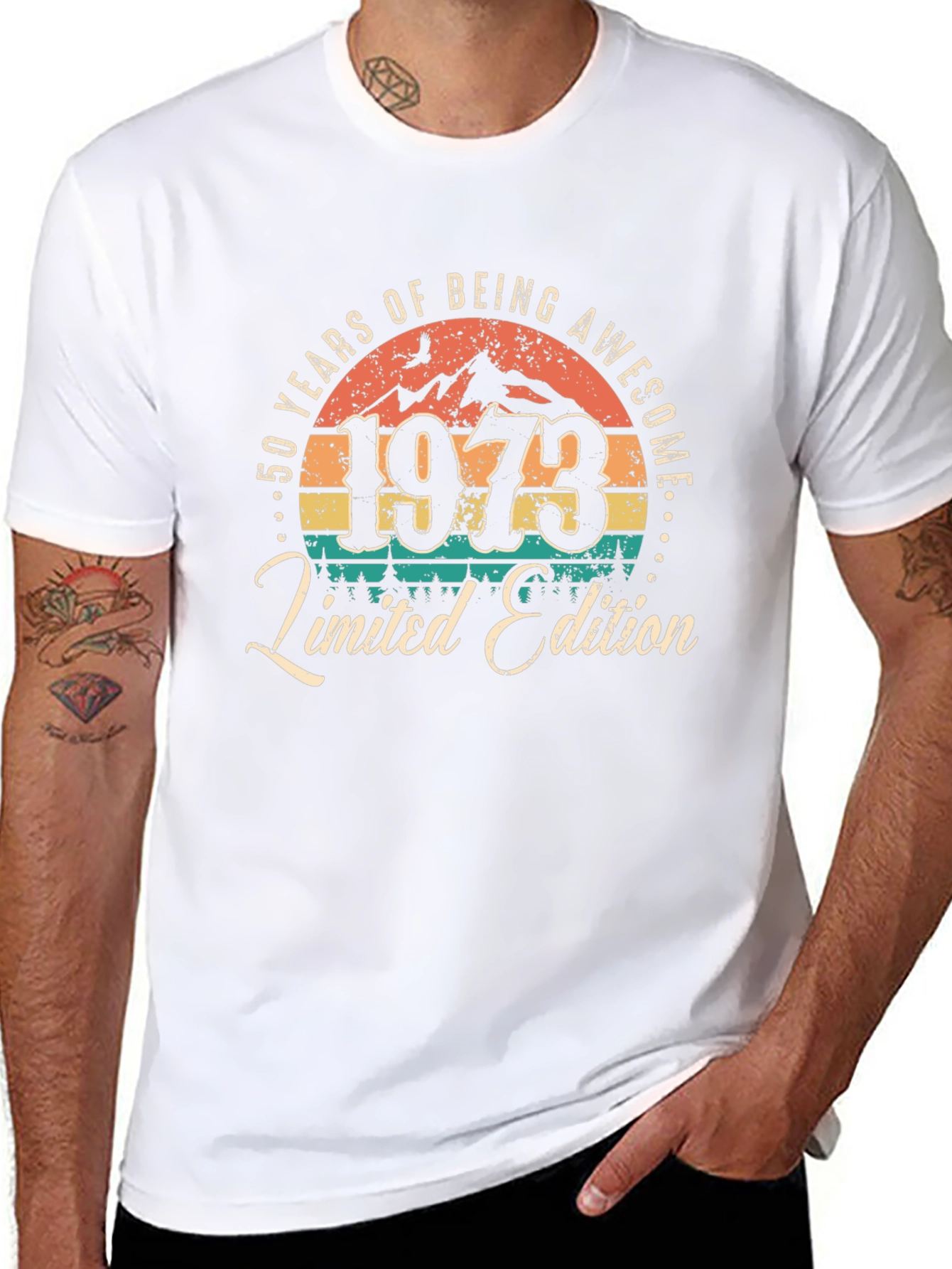 50 Years Awesome 1973 Limited Edition T-Shirt
