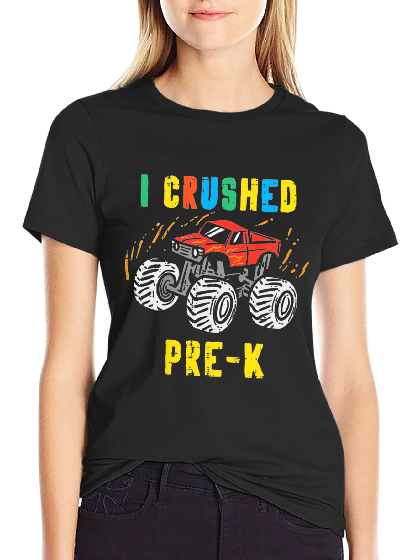 I Crushed Pre-K Monster Truck T-Shirt
