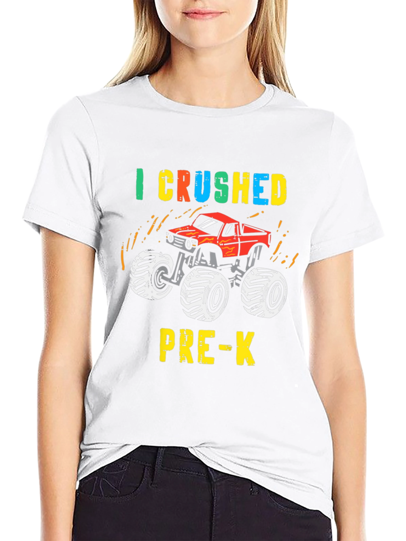 I Crushed Pre-K Monster Truck T-Shirt