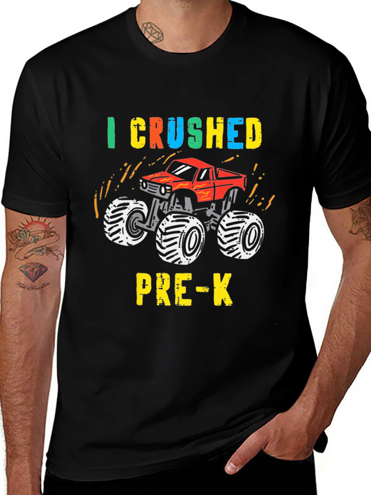 I Crushed Pre-K Monster Truck T-Shirt