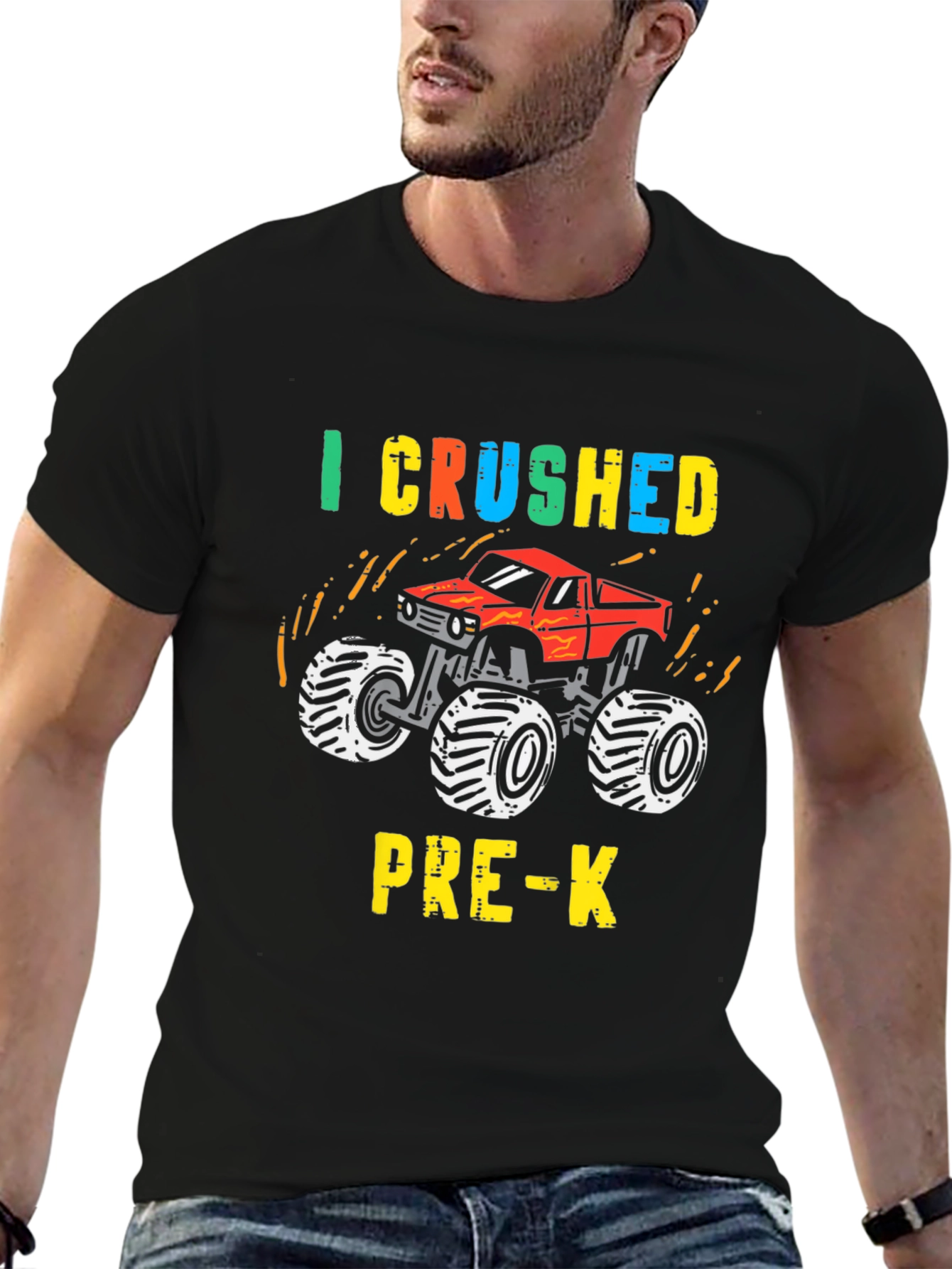 I Crushed Pre-K Monster Truck T-Shirt