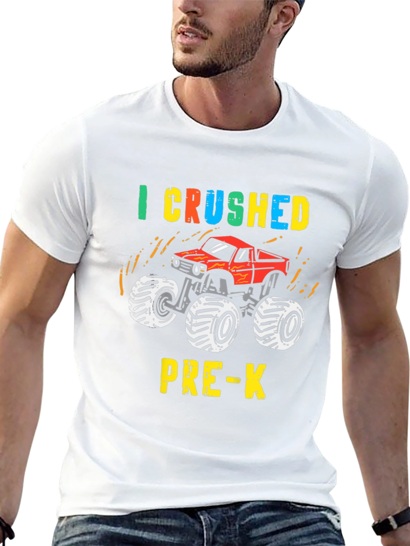 I Crushed Pre-K Monster Truck T-Shirt
