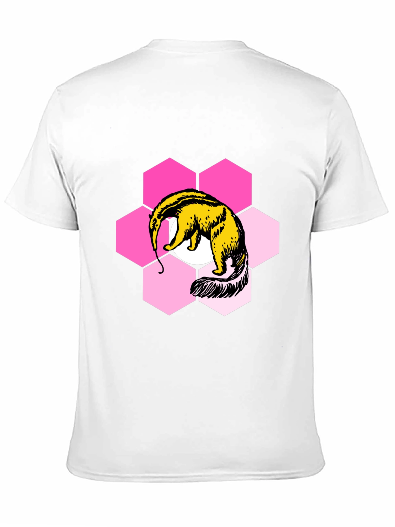 Anteater Hexagon Graphic Tee - Soft Cotton Blend Shirt