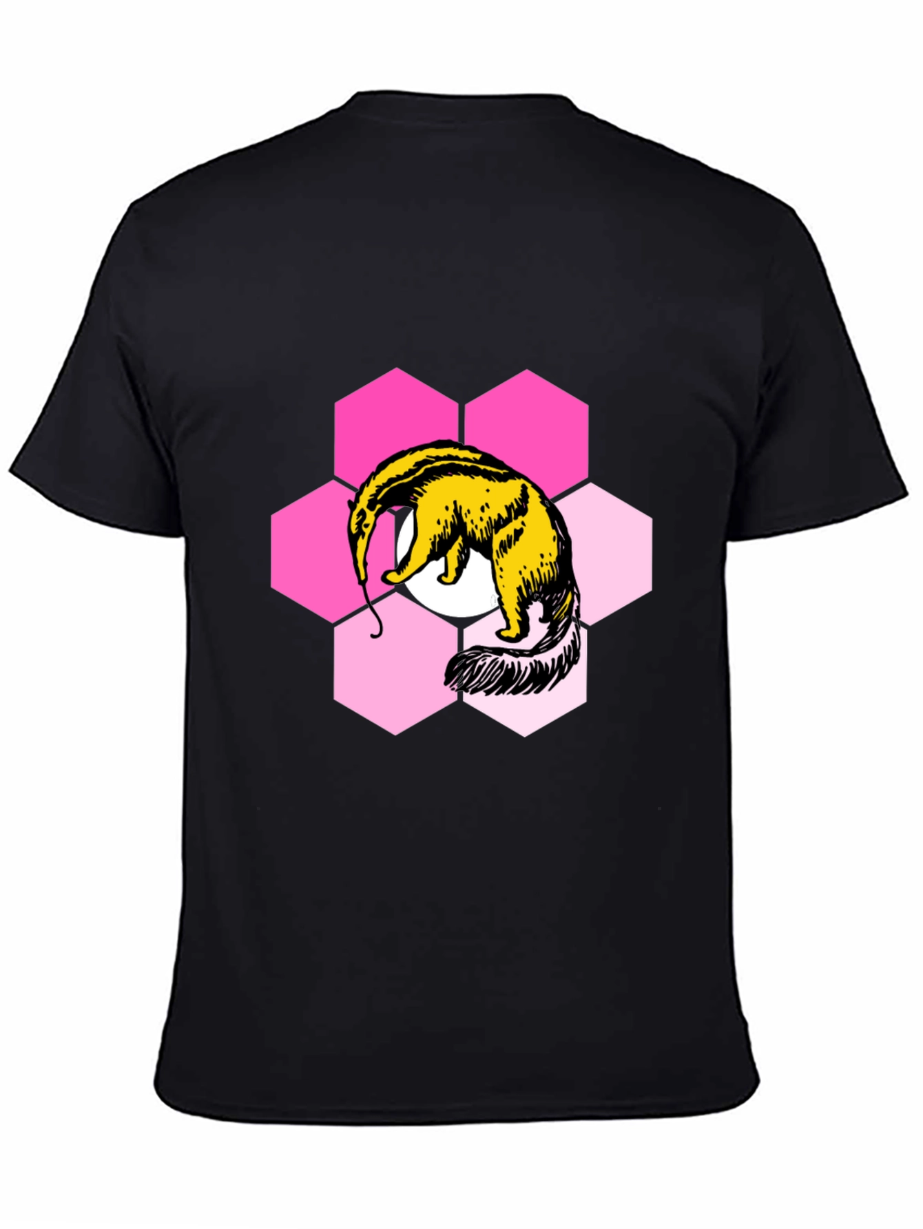 Anteater Hexagon Graphic Tee - Soft Cotton Blend Shirt