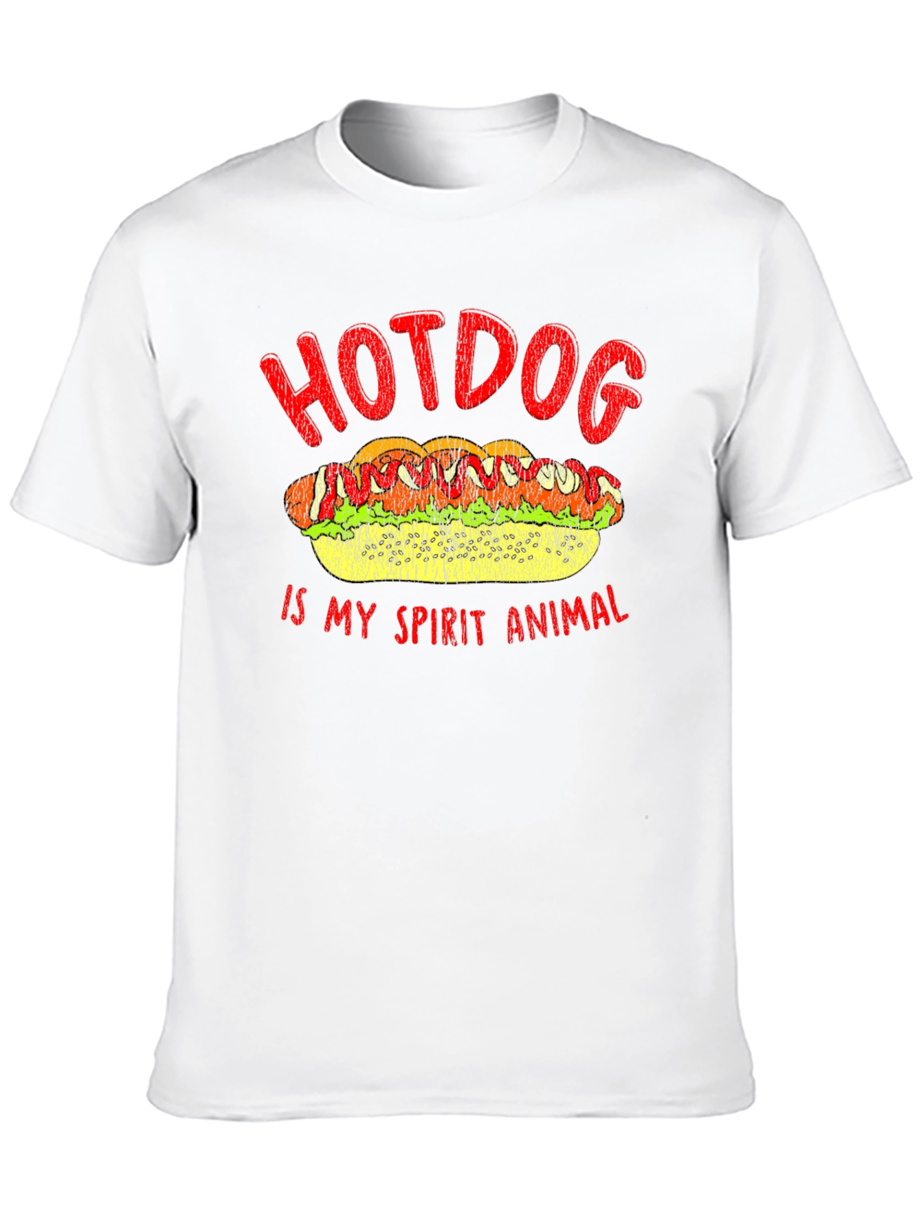Hotdog Spirit Animal T-Shirt - Foodie Tee