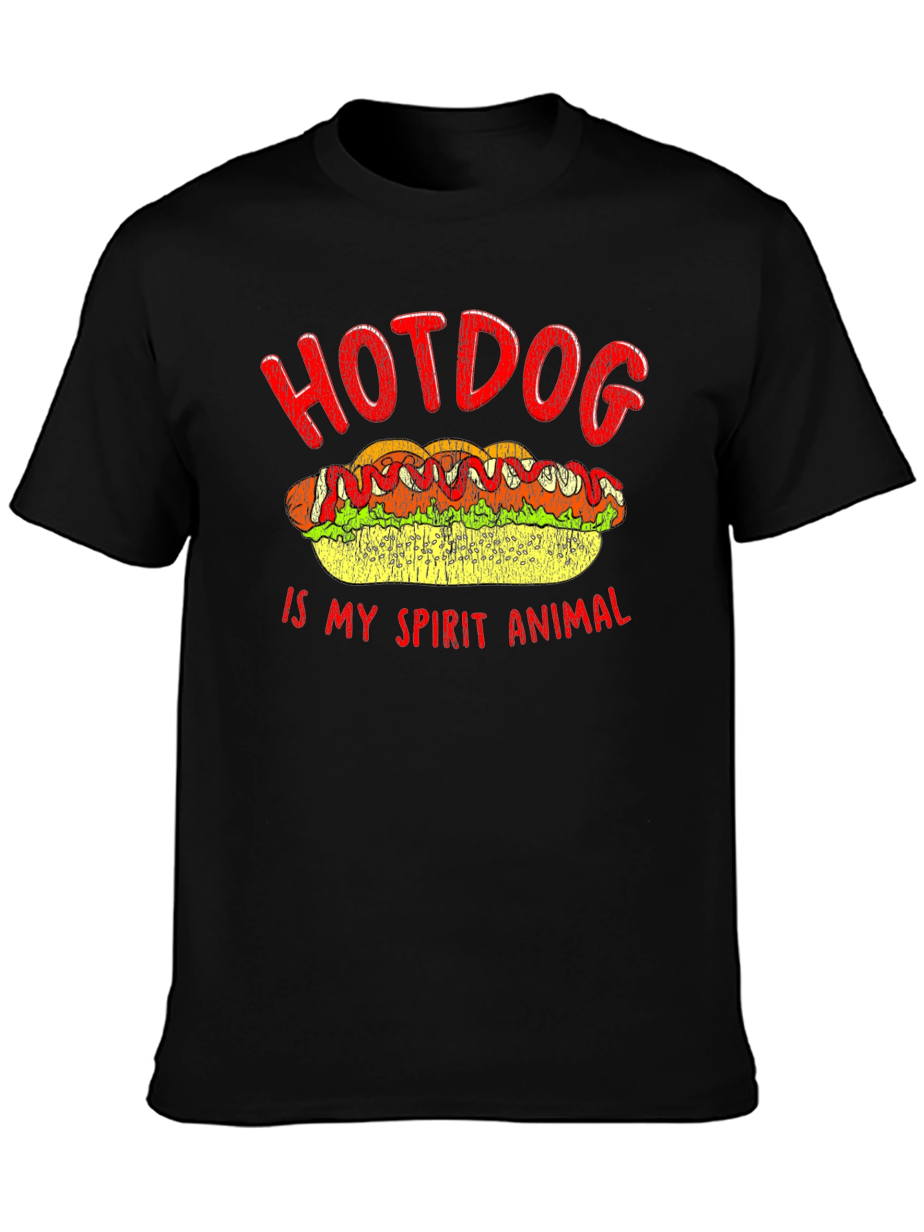 Hotdog Spirit Animal T-Shirt - Foodie Tee