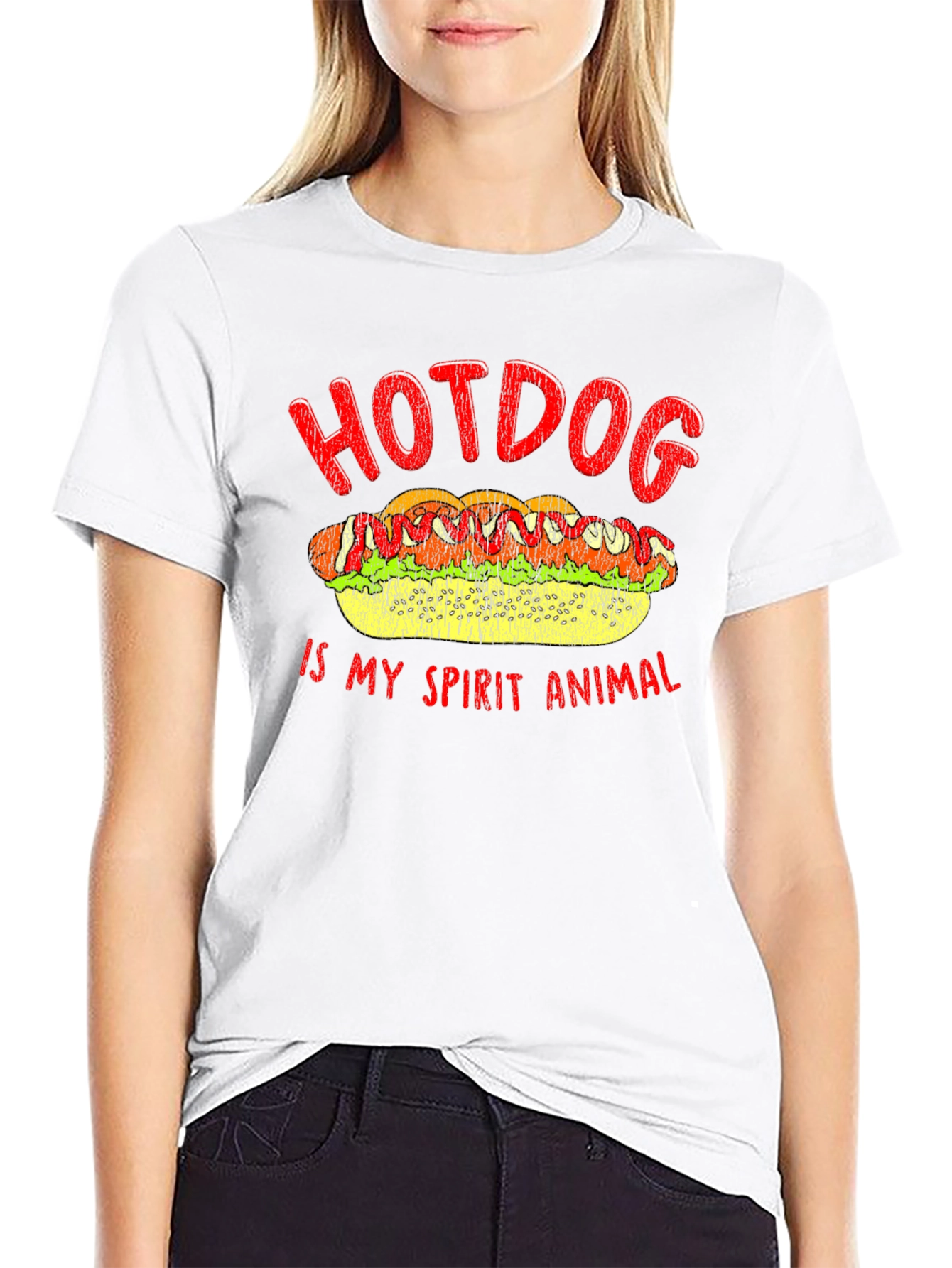 Hotdog Spirit Animal T-Shirt - Foodie Tee