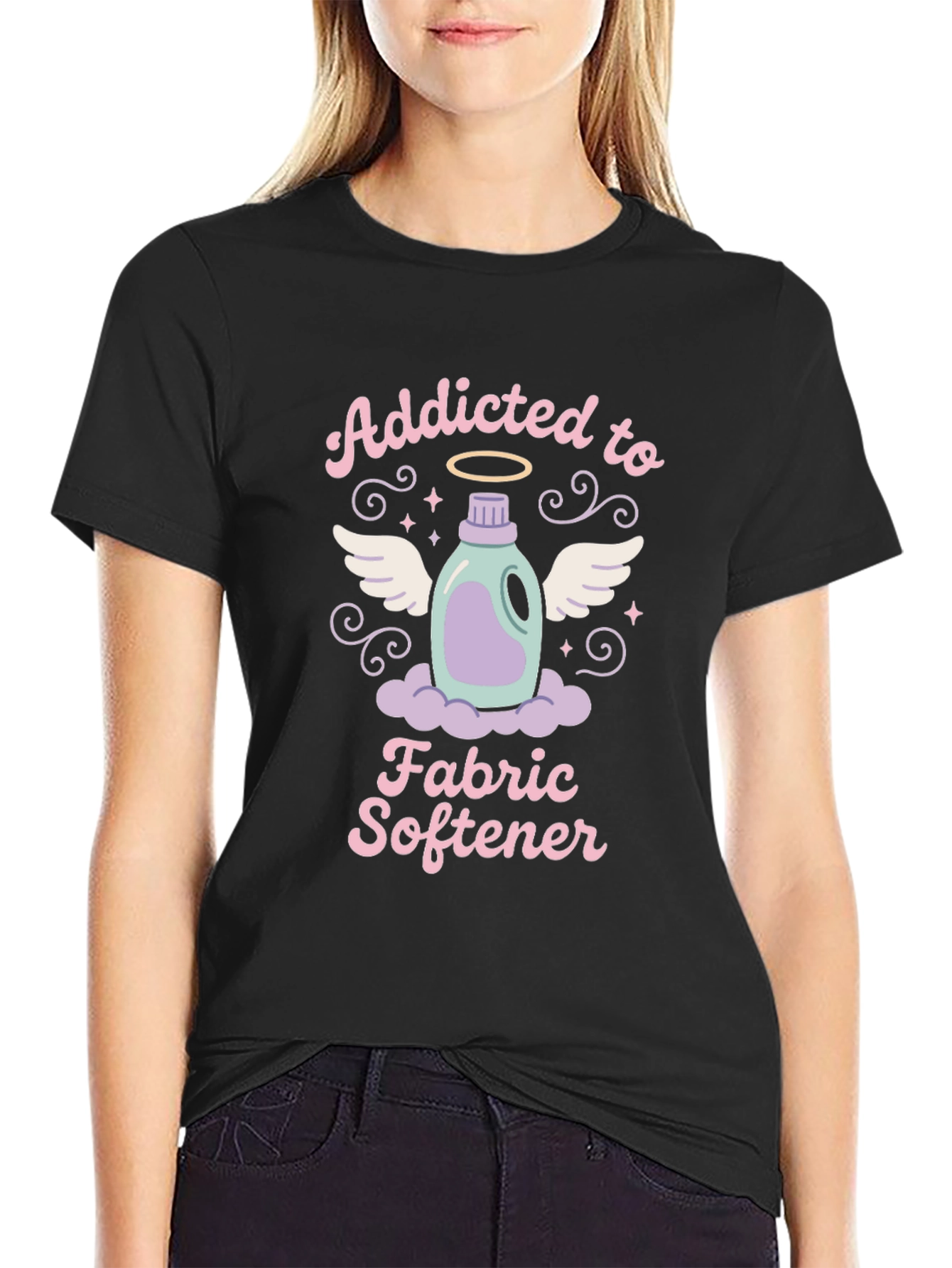 Addicted to Fabric Softener T-Shirt - Soft Wash Apparel