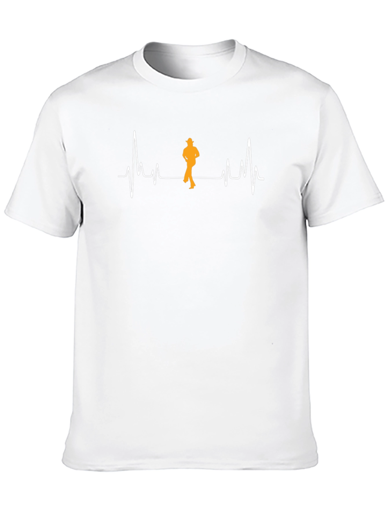 Heartbeat Cowboy Black T-Shirt