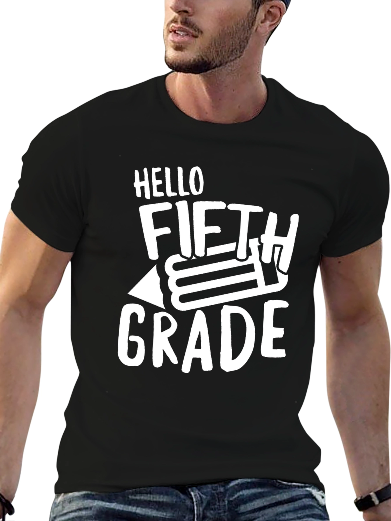 Hello Fifth Grade T-Shirt Back to School Tee