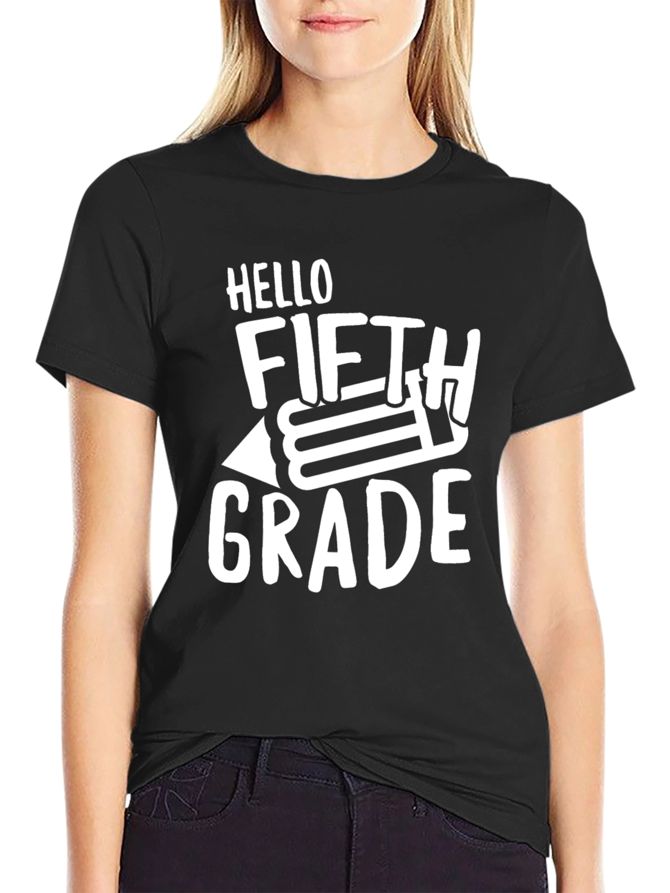 Hello Fifth Grade T-Shirt Back to School Tee