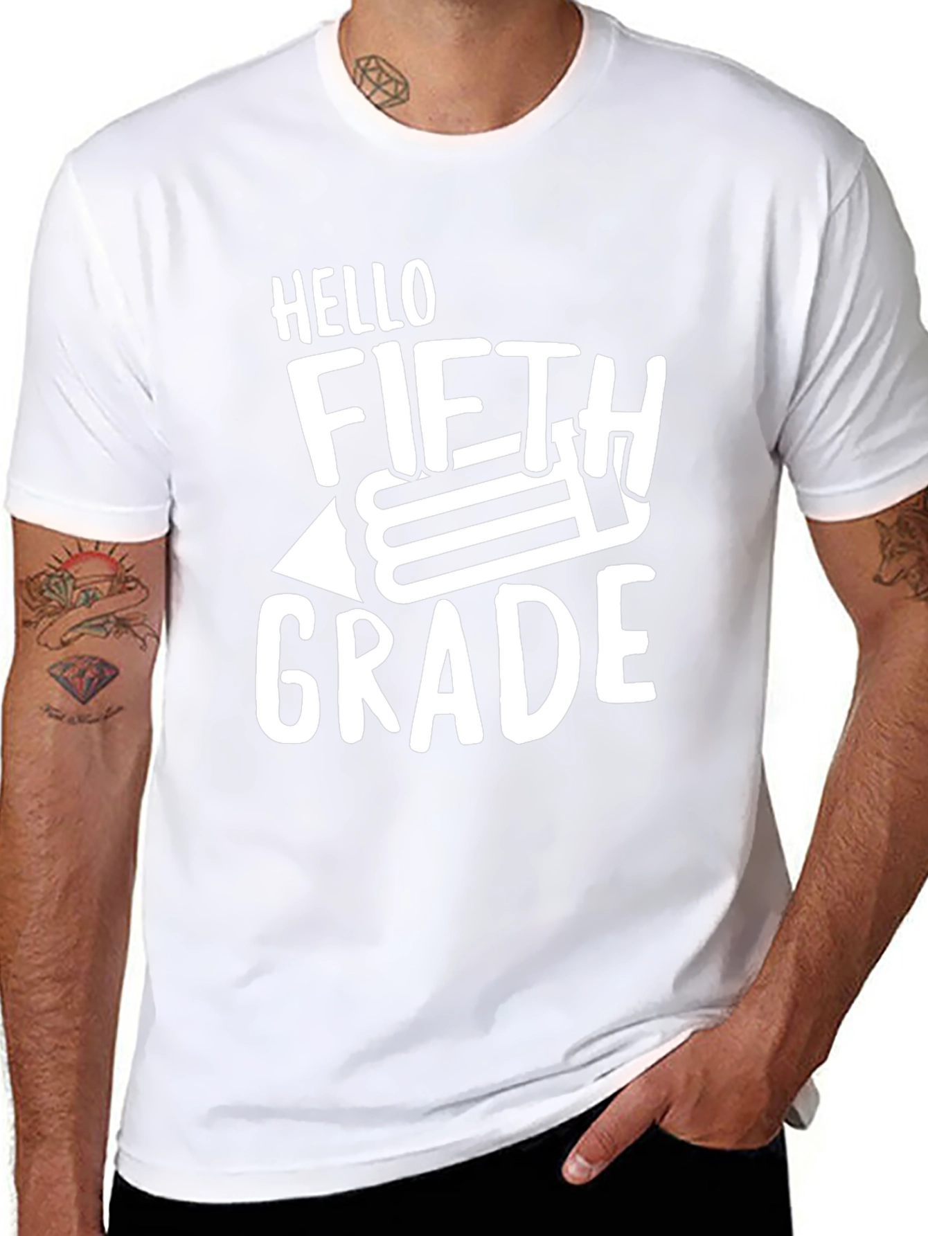 Hello Fifth Grade T-Shirt Back to School Tee
