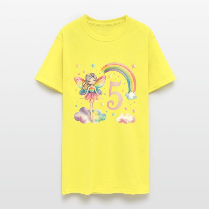 Magical Rainbow Fairy Elf 5th Birthday Girl