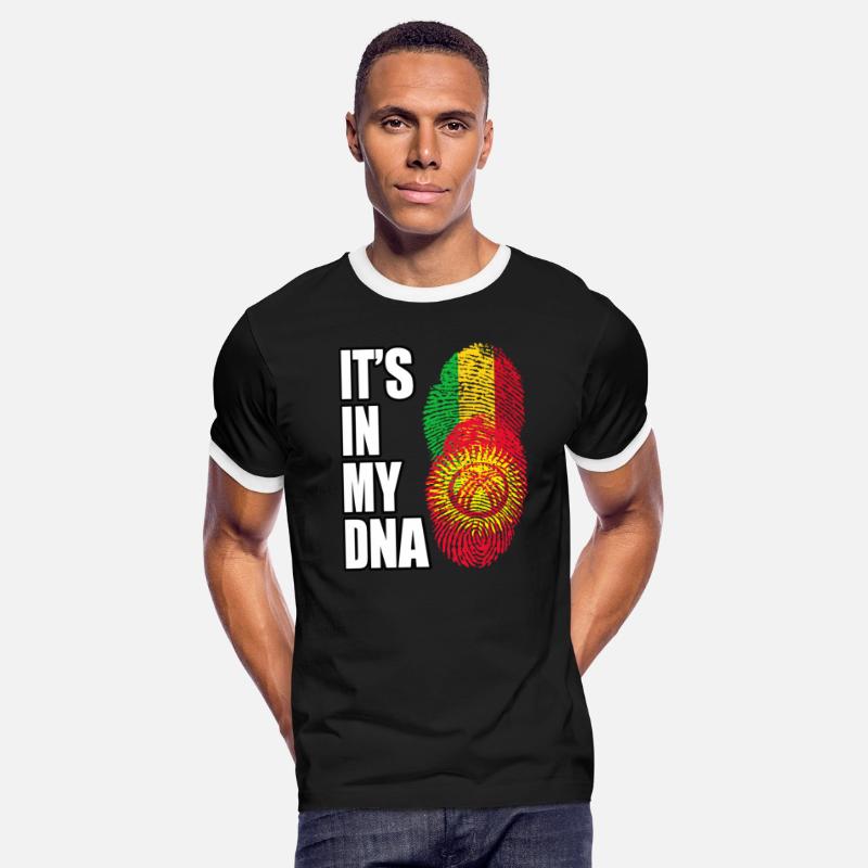 Malian And Kyrgyzstani Mix Heritage DNA Flag